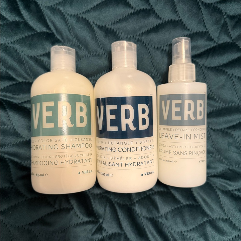 Verb Hydrating Hair Care Trio - Cream and Blue